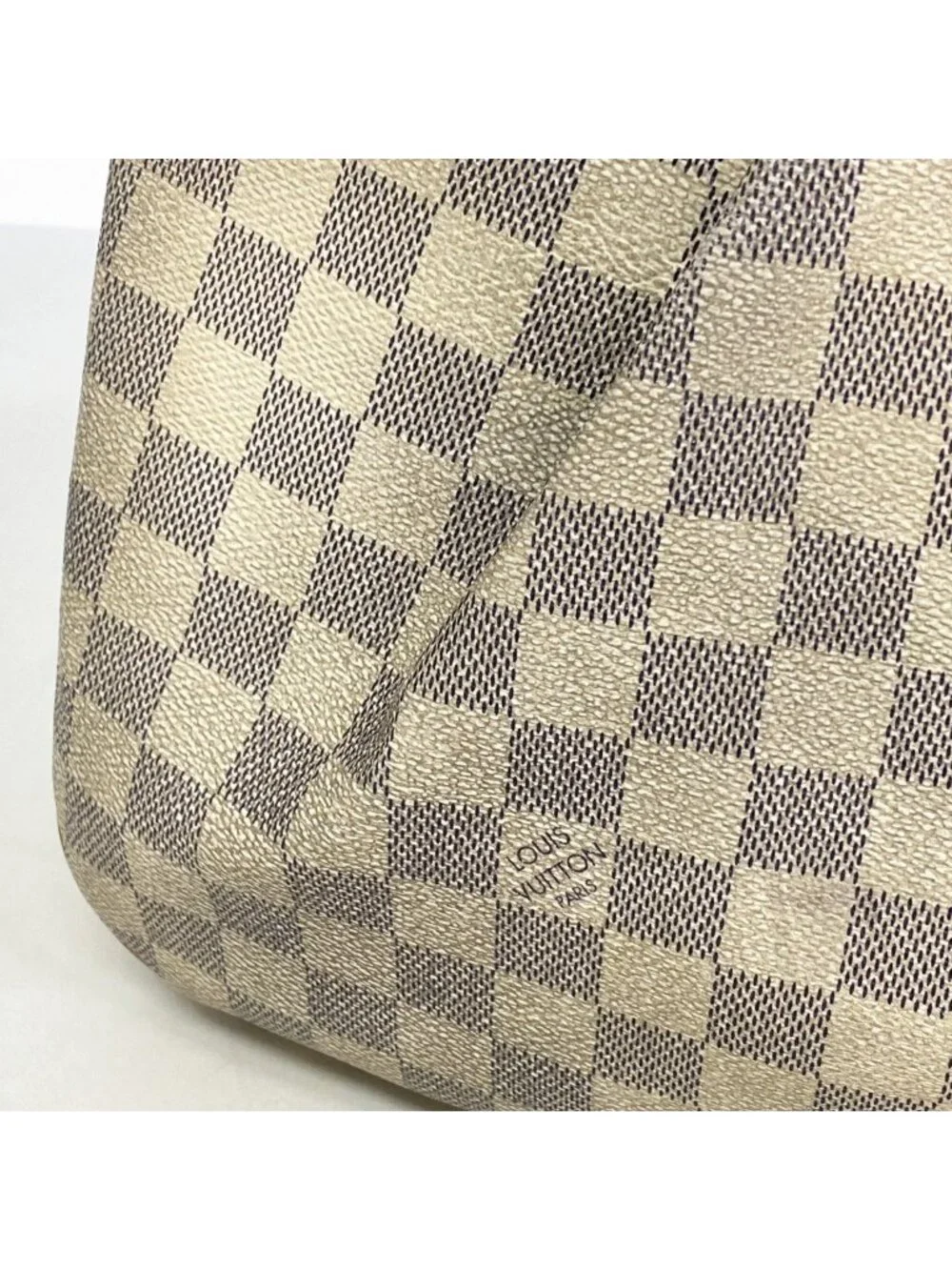 Louis Vuitton Shoulder Bag Damier Azur Syracuse MM White